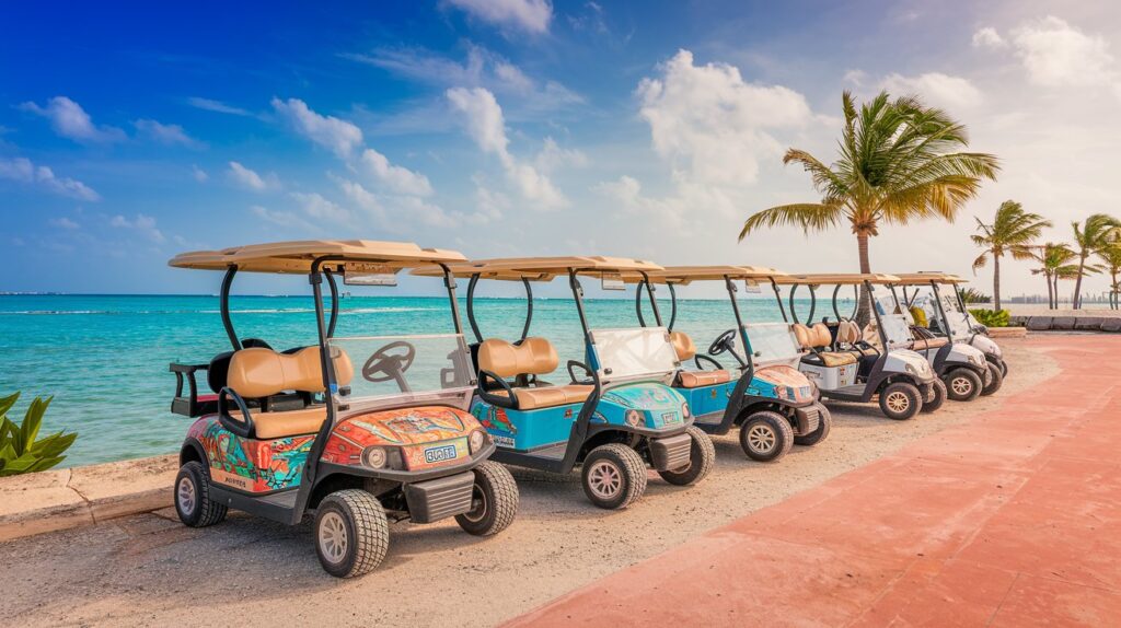 indios golf cart rental isla mujeres